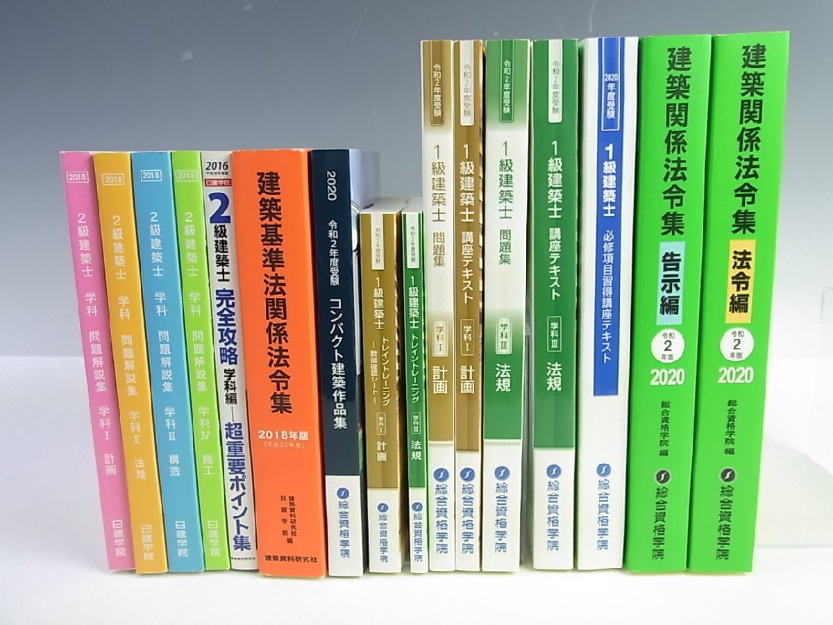 裁断済】2026年度 日建学院一級建築士テキスト・問題集セット 令和8