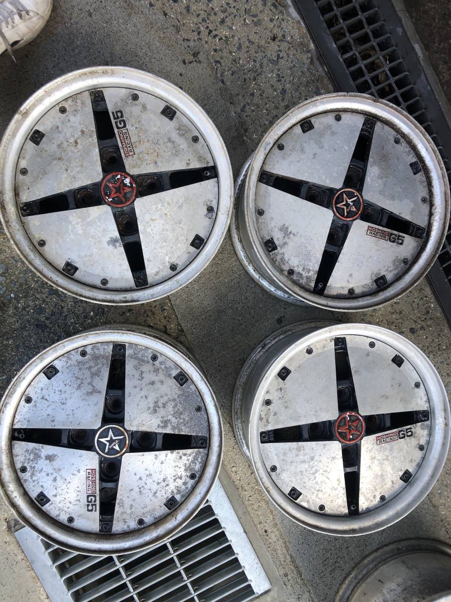 IMPUL Hoshino Racing 14インチ 14x7.5JJ -2 114.3/4H 中古1本 旧車