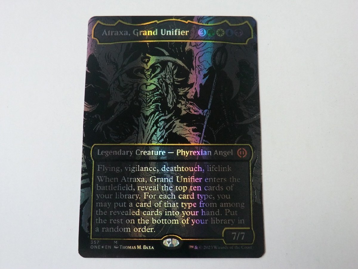 MTG 偉大なる統一者、アトラクサ オイルスリック FOIL PSA8 偉大なる 