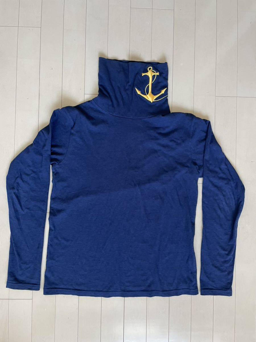 【送料無料】KAPITAL キャピタル タートルネック イカリ刺繍　サイズ3