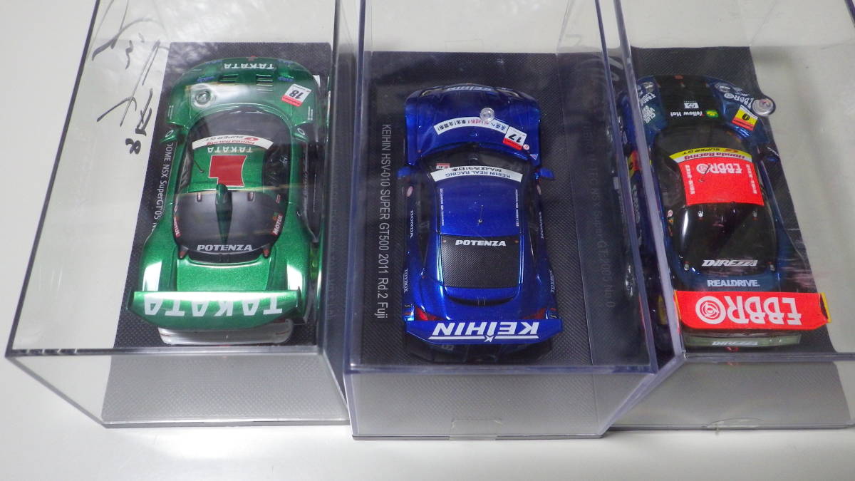 EBBRO エブロ 1/43 NSX HSV 3台セット 直筆サイン入り スーパーGT 