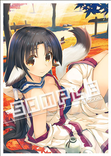うたわれるもの エルルゥ 甘露樹描き下ろし WスエードB2タペストリー 新品☆「うたわれるもの 散りゆく者への子守唄 エルルゥ（甘露樹）」B2