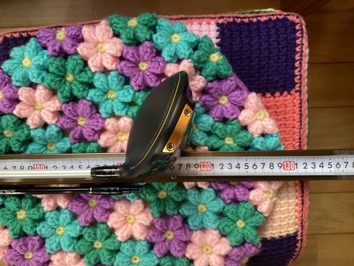 長さたっぷり三菱チャンネル★テンセイオレンジ１Ｋ★５０－ｓフレックス☆キャロウエイスリーブ付き★試打刻印あり_4