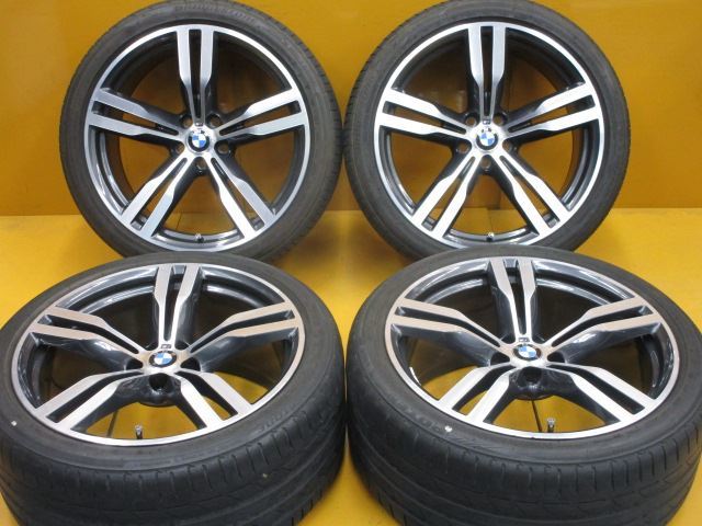 中古 ホイールタイヤ 4本 245/40R20 2020年製 7分山 BMW 7シリーズ Mスポーツ 純正 ラジアル タイヤ ブリヂストン ポテンザ S001