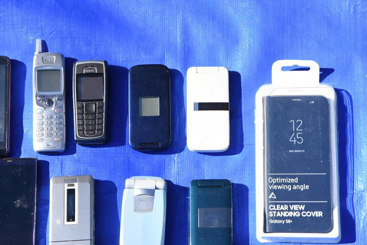 携帯電話 ガラケー ポケットwi-fi他 大量おまとめ 28点 携帯電話おまとめ】ジャンク ガラケー/スマホ/キッズケータイ 大量