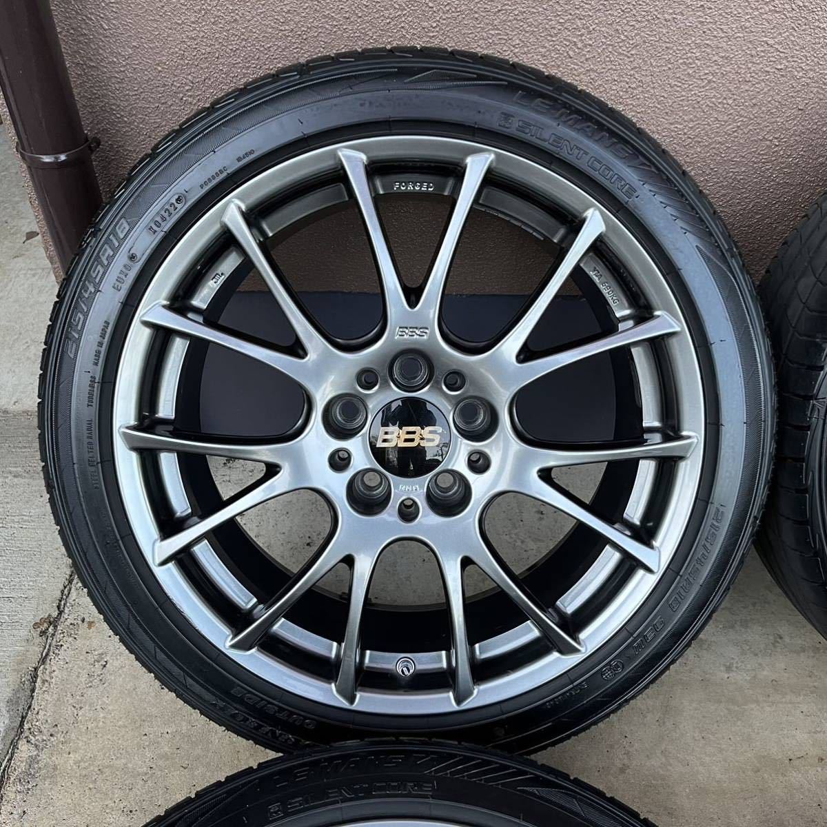 BBS RE-V RE054 18インチ 7.5J+45 PCD114.3 215/45R18 タイヤ ホイール 