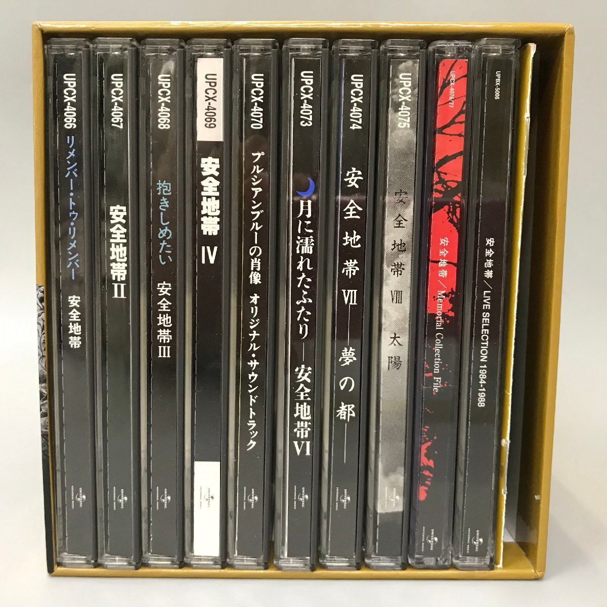 はな95 Disc 6・7欠品】安全地帯 安全地帯BOX 1982-1993 CD+DVD [4-1] No.5364