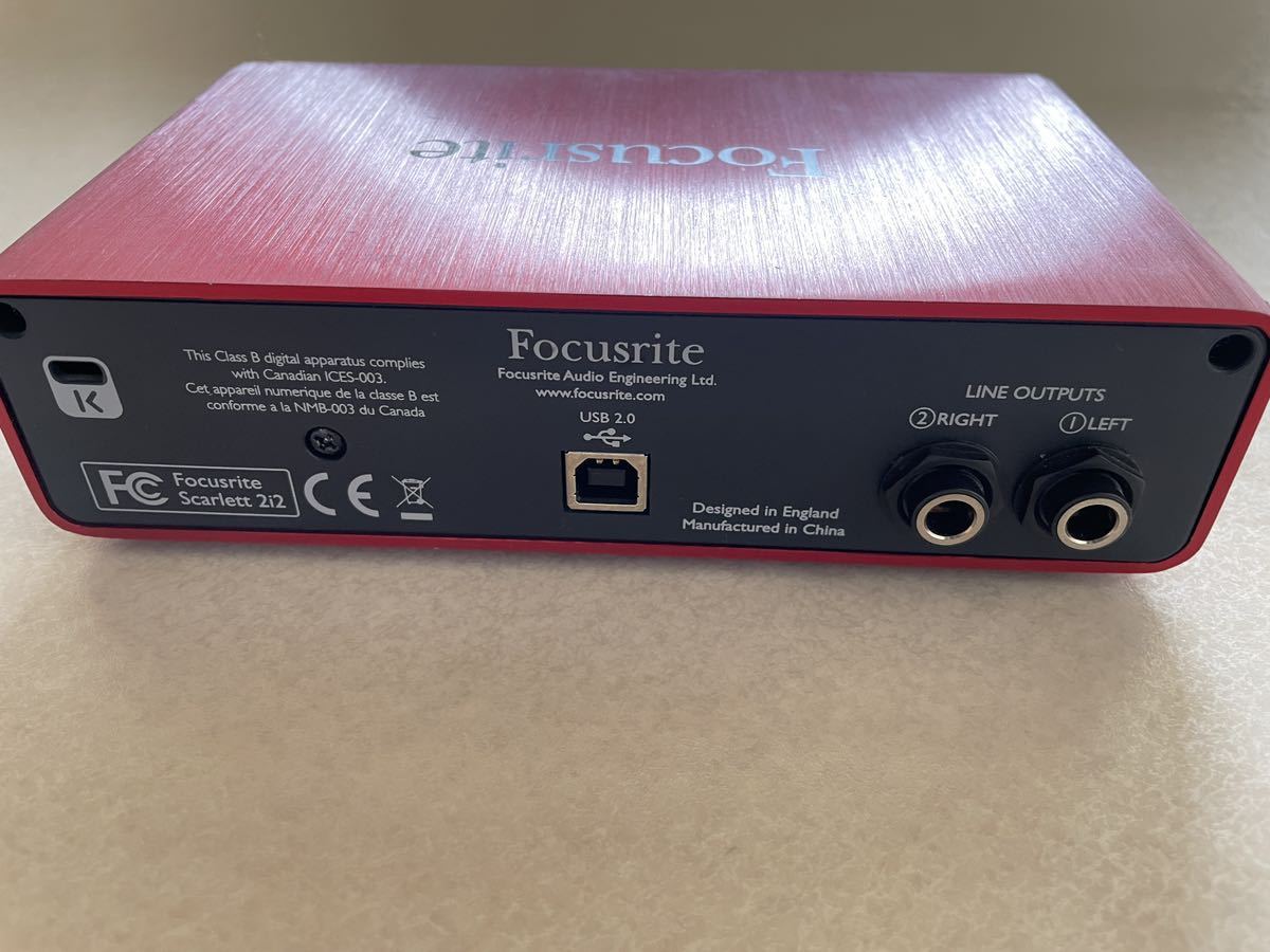 Focusrite フォーカスライト scarlett2i4 USBオーディオ