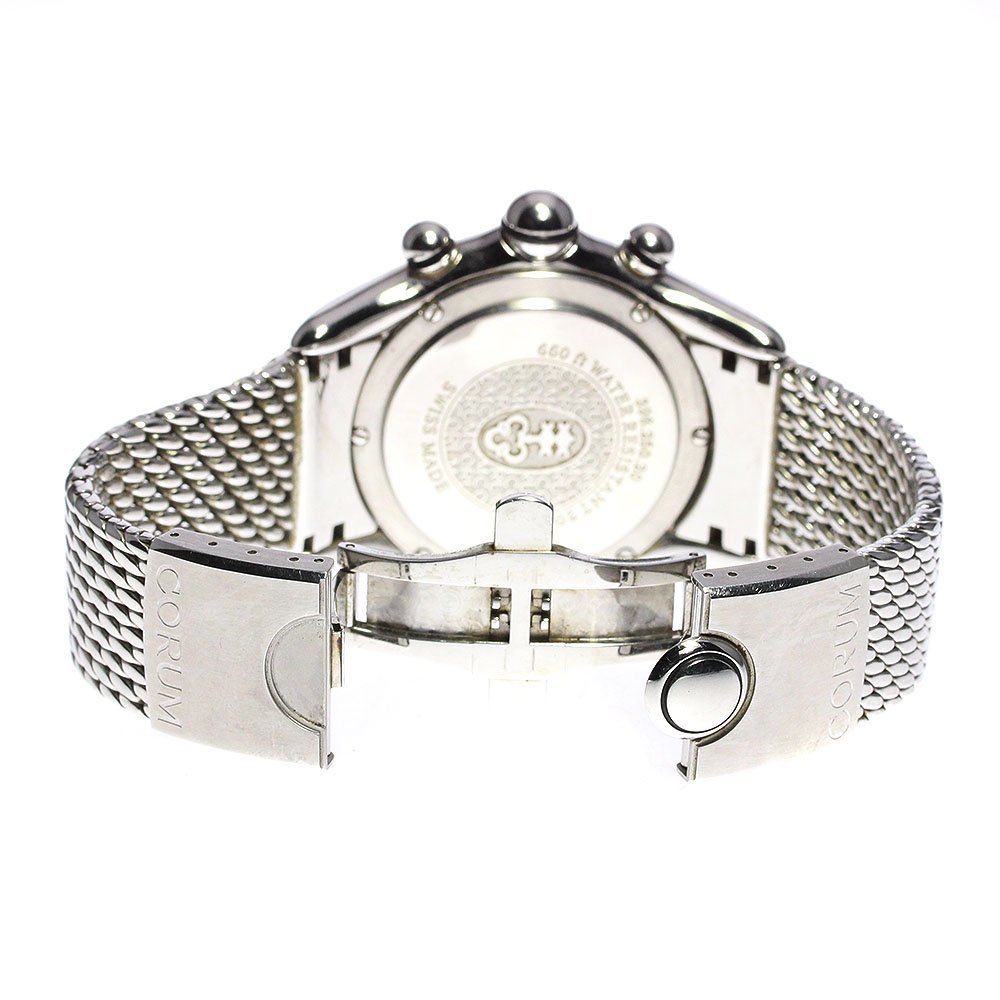 CORUM】コルム バブル クロノグラフ 396.250.20 クォーツ メンズ_