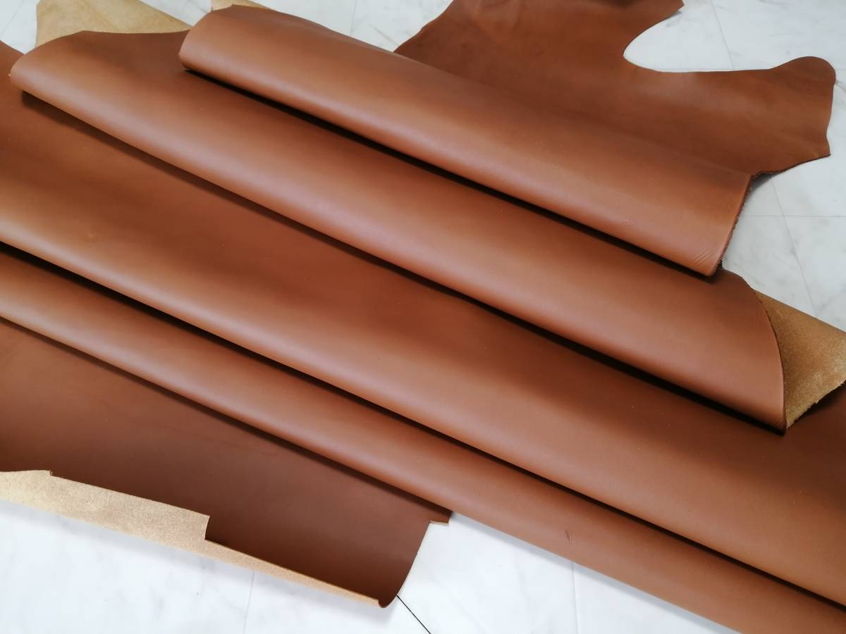 ☆ キャメル本牛革☆234×100cm☆☆1.3mm厚☆405