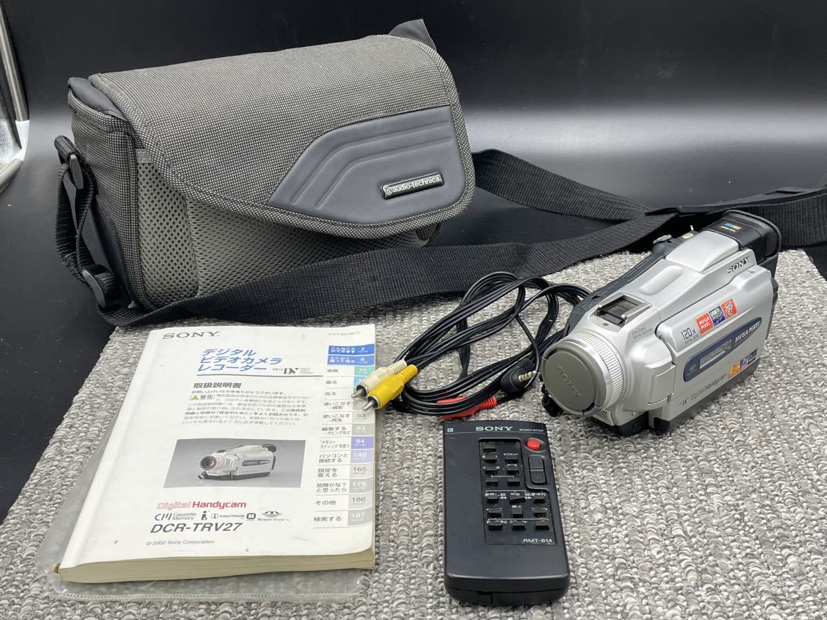 0312B ソニー Sony Mini DV Digital Handycam DCRTRV27 NTSC 120x DIGITAL