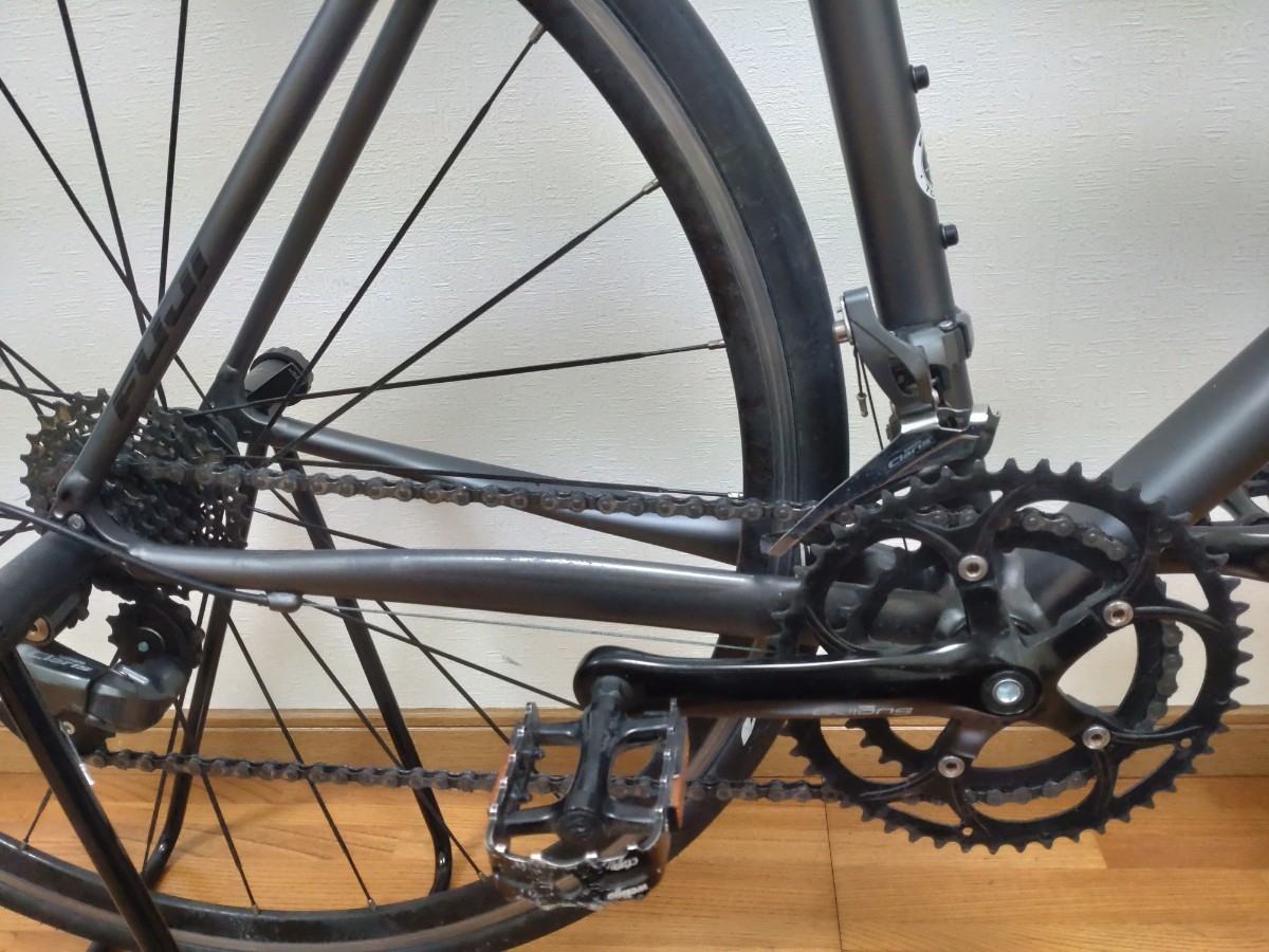 FUJI フジ MADCAP フラットバー ロード バイク Sサイズ マットブラック 