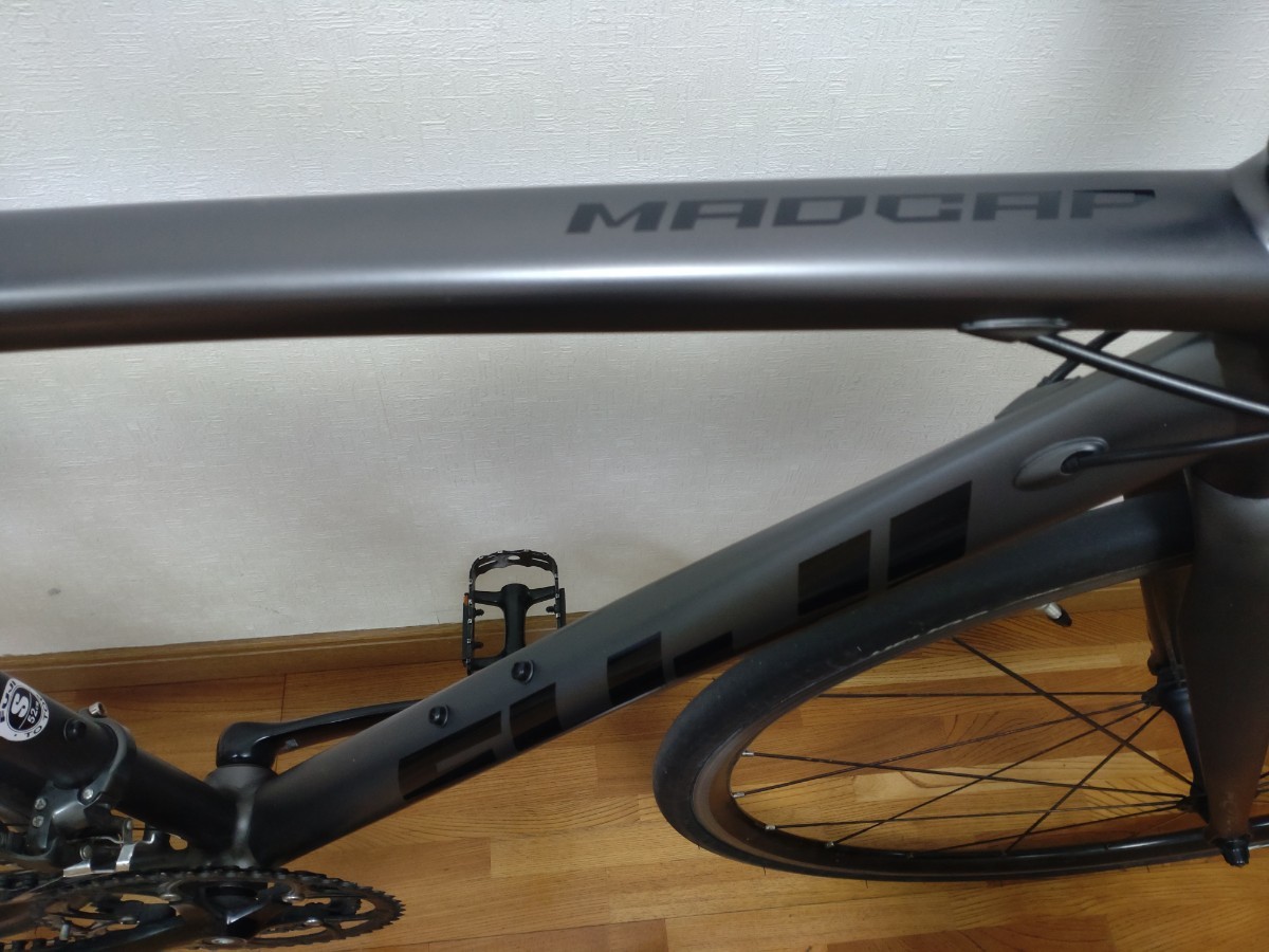 FUJI フジ MADCAP フラットバー ロード バイク Sサイズ マットブラック 