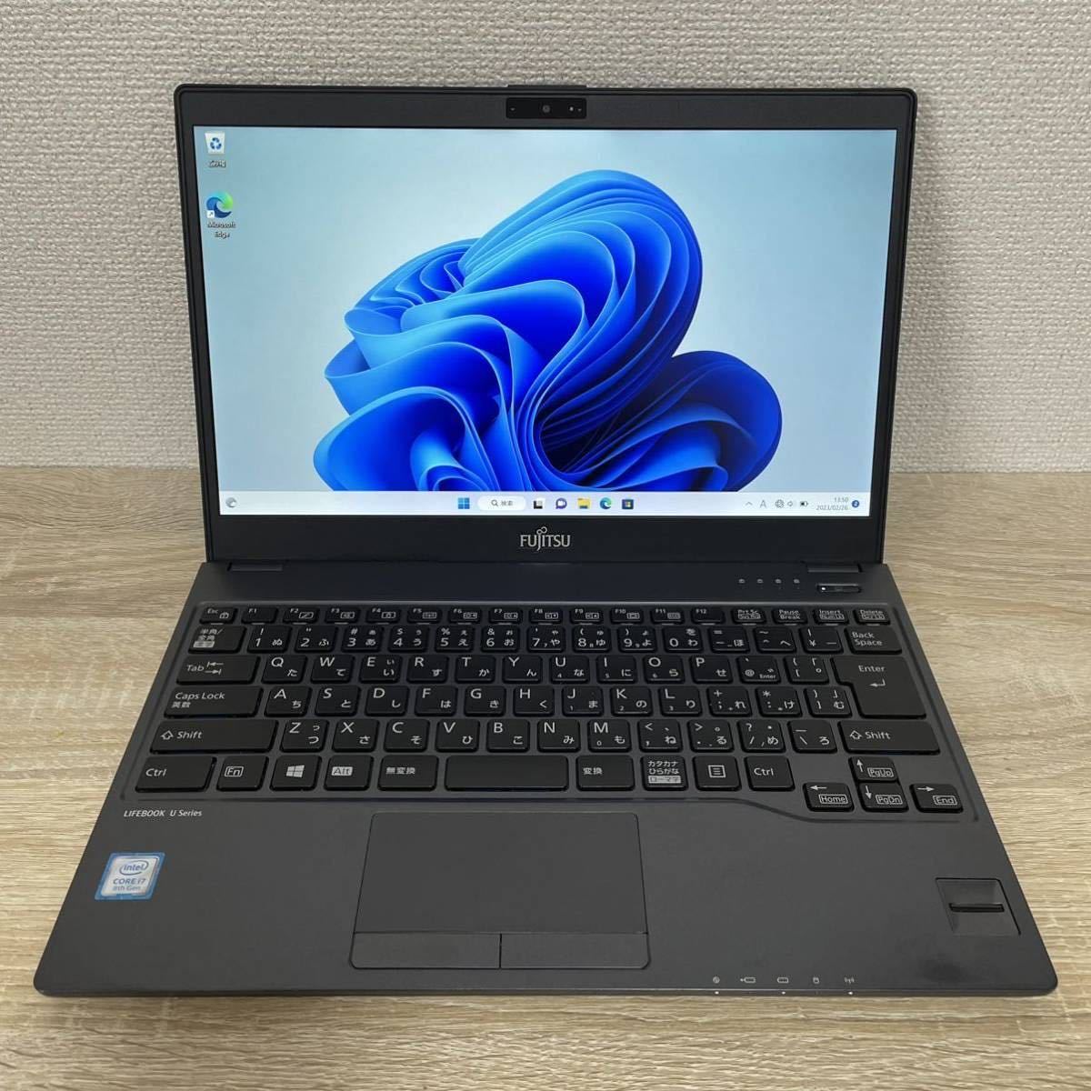 FUJITSU 富士通 LIFEBOOK U938/VW Core i7 8550U 1.8GH メモリ 8GB SSD  
