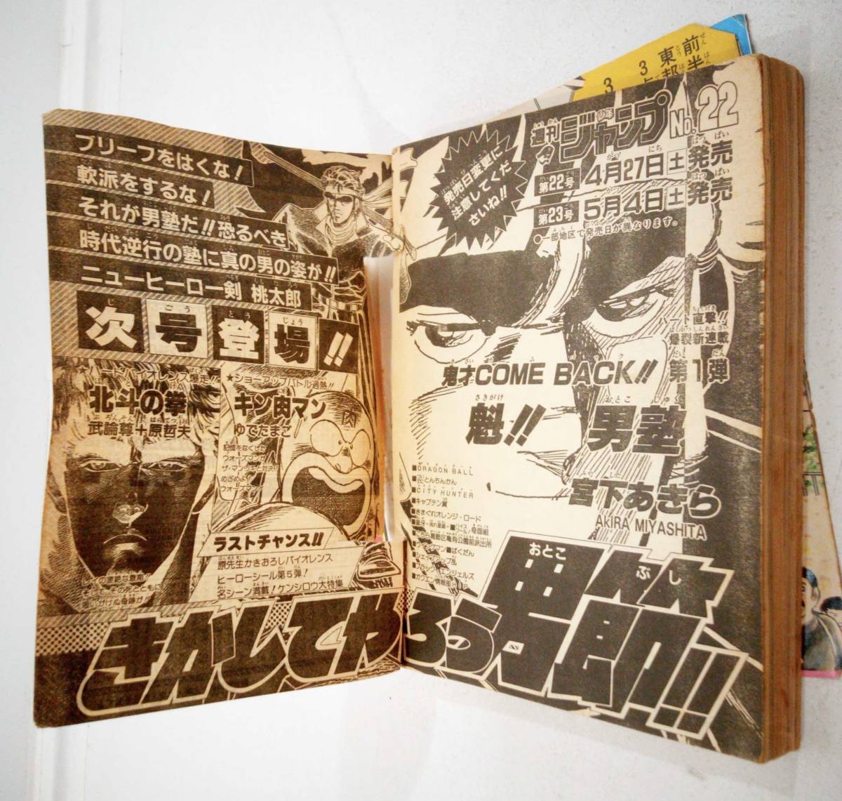 週刊少年ジャンプ 1985年 第21号 北斗の拳 奇面組 つい にとんちんかん