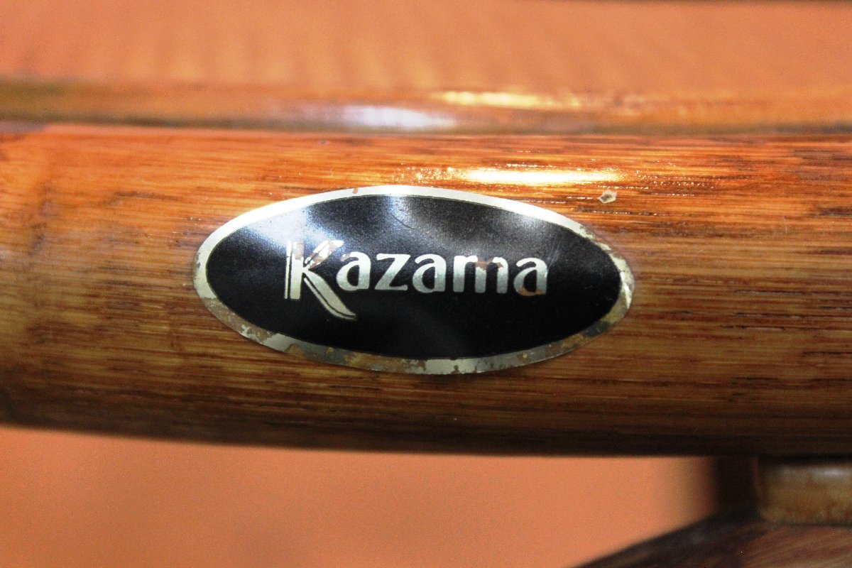 ライト・照明 【希少】昭和レトロ KAZAMA カザマ 籐 ラタン フロア