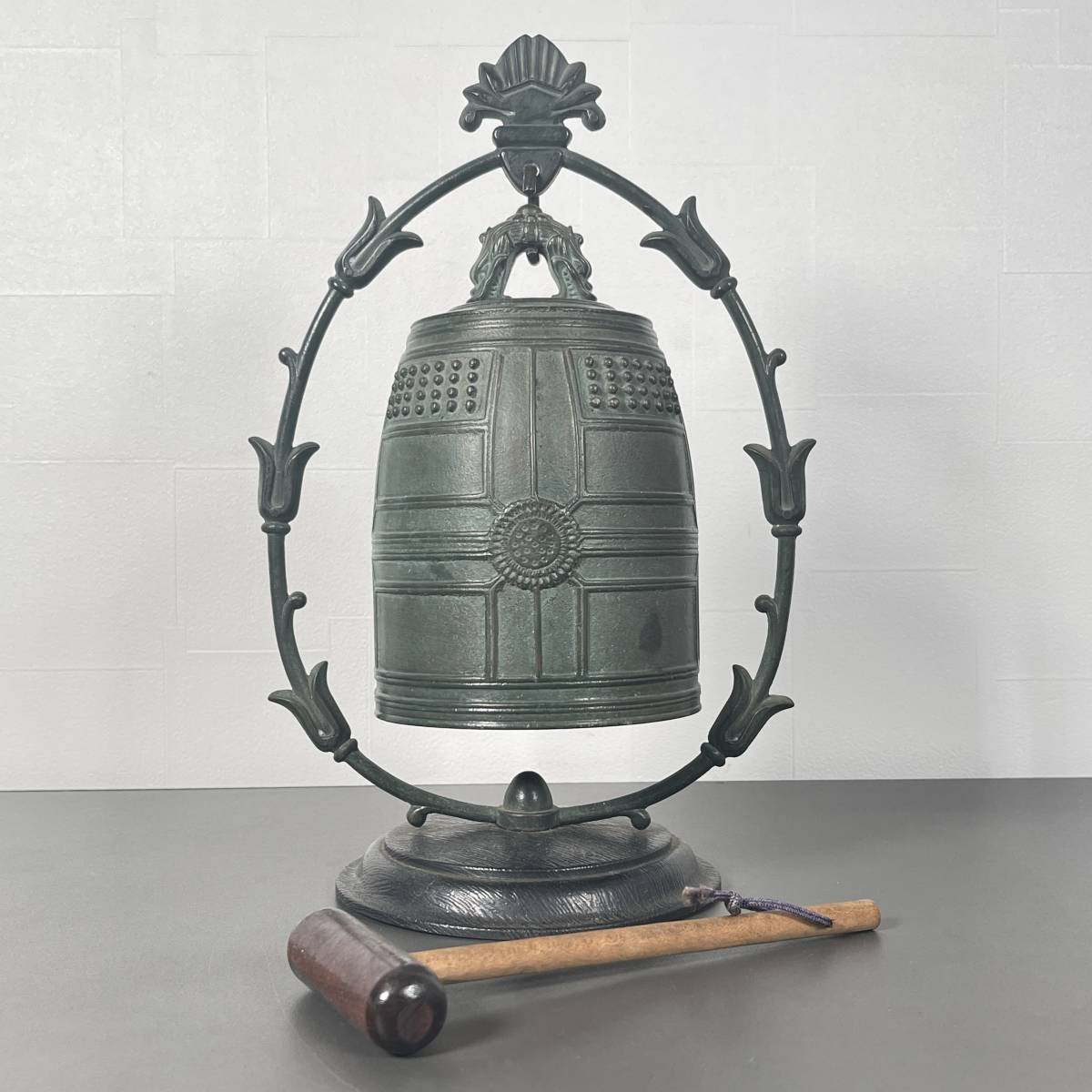 喚鐘古銅 工芸品 熊平特製古銅 仏教美術 時代物 古美術 釣鐘 銅製 青銅
