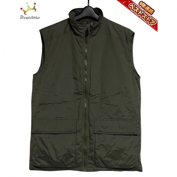 エルメネジルド ゼニア Ermenegildo Zegna ダウンベスト サイズS - カーキ メンズ 美品 ジャケット