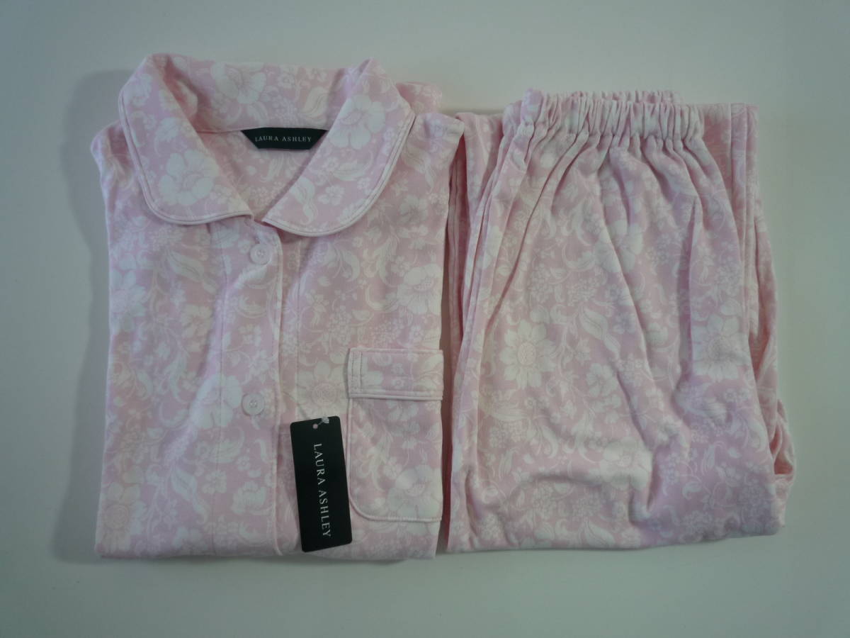 ローラアシュレイ　レディースパジャマ　綿１００％　LL　ピンク