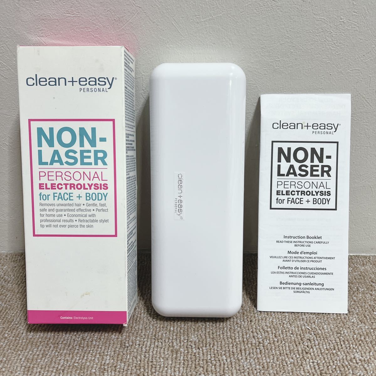 Clean and Easy Deluxe Home Electrolysis 家庭用電気脱毛器 永久脱毛