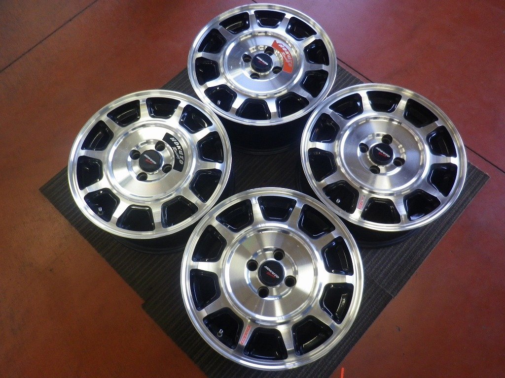 クリムゾン ホクトレーシング♪16×6.5J・100・4H・+50・ハブ67.5♪アクア・