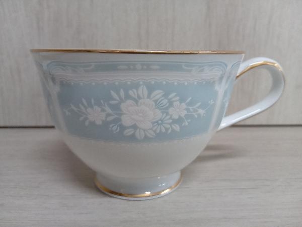 マイセンピンクローズ金縁ティーカップ&ソーサー&プレートトリオ2セット ホワイト・ピンク 金縁 Noritake ホワイトカップ 金縁