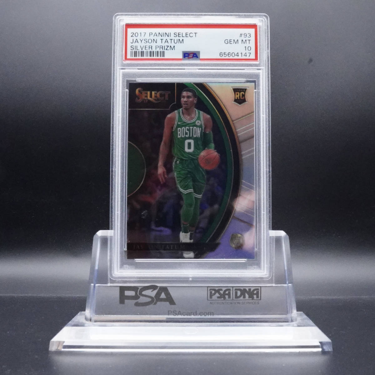PSA10 2017 Select Silver Jayson Tatum #93 RC ジェイソン テイタム 