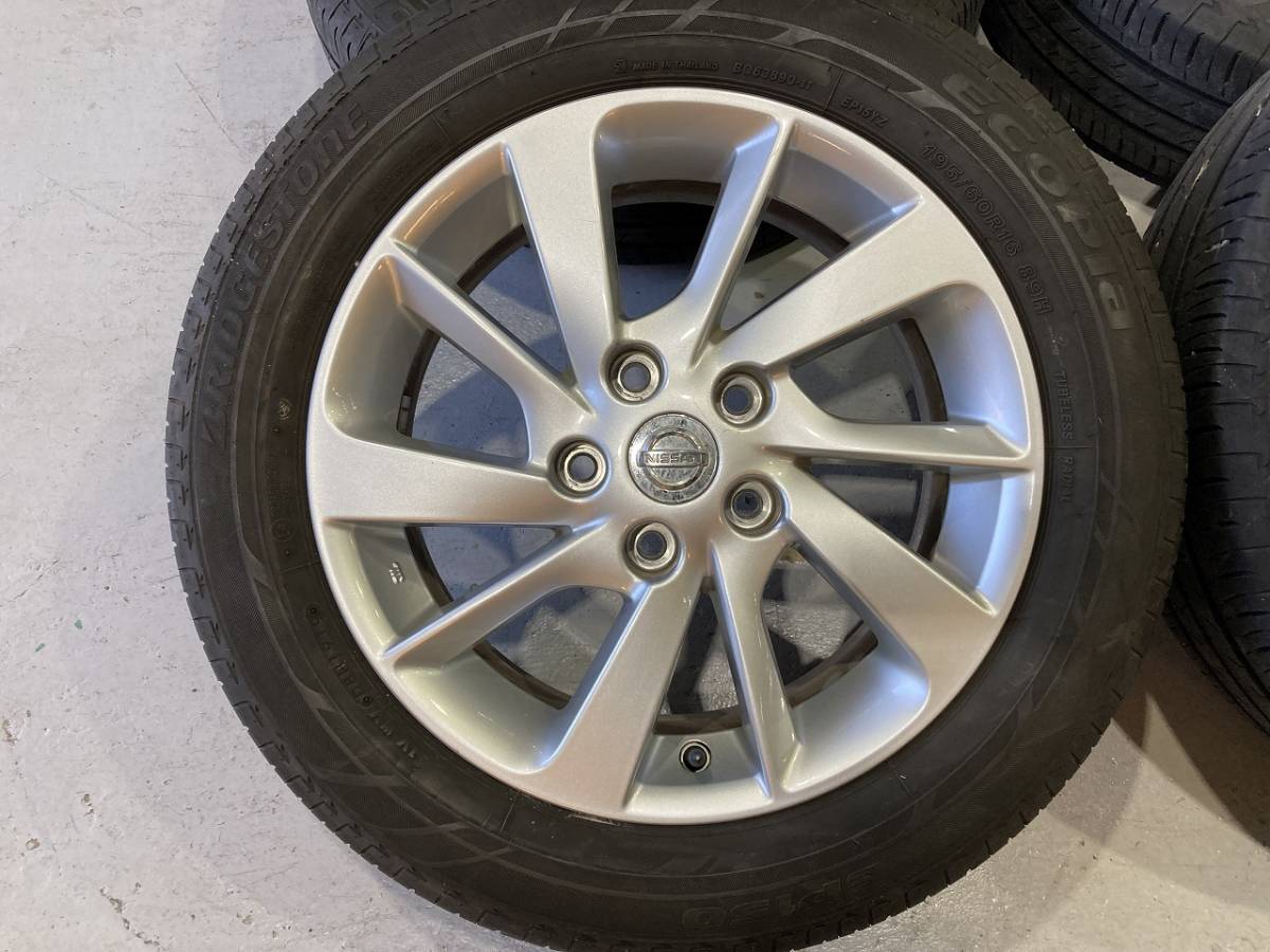 日産 シルフィ 純正 16インチ アルミホイール & BS BLIZZAK VRX2 2021