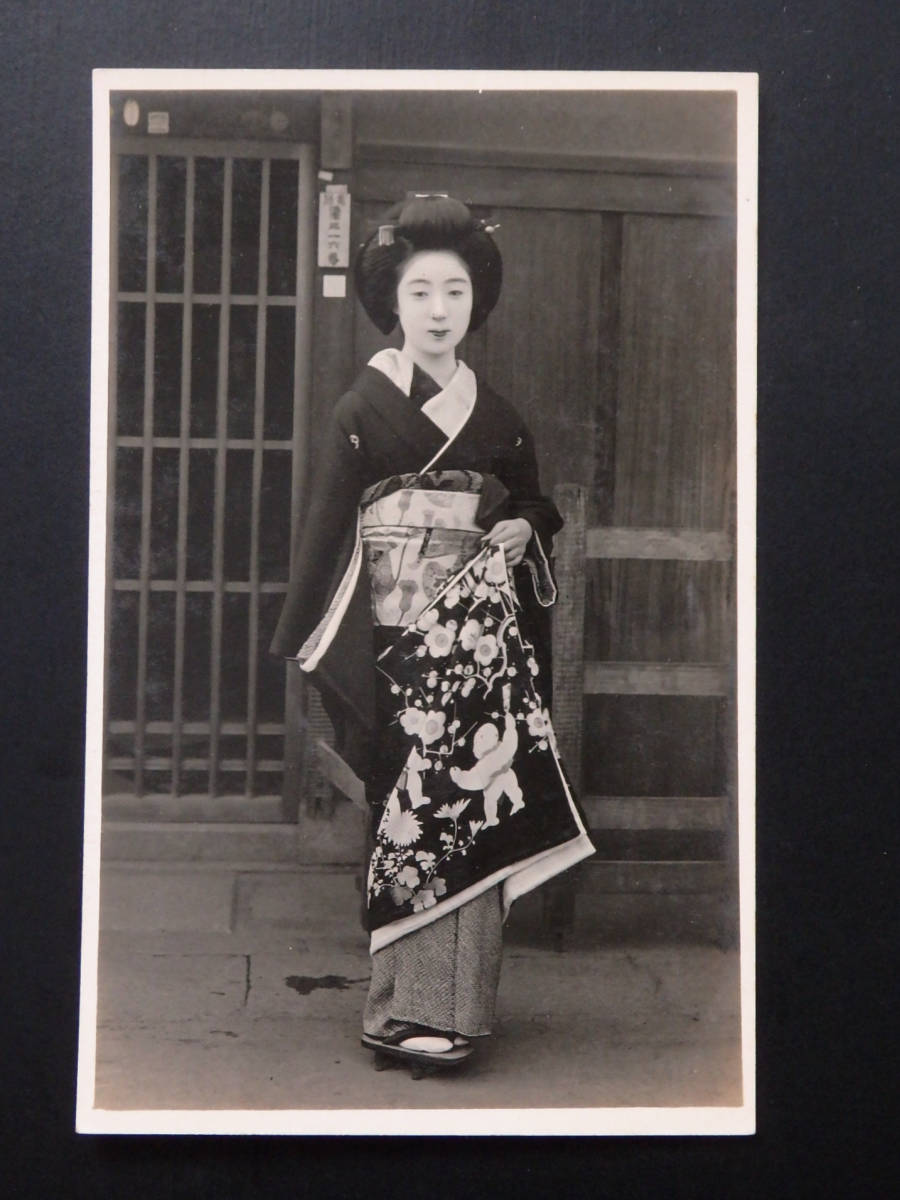 絵葉書 絵はがき 古写真 戦前 美人 明治 大正 1-401 検）芸妓 芸者