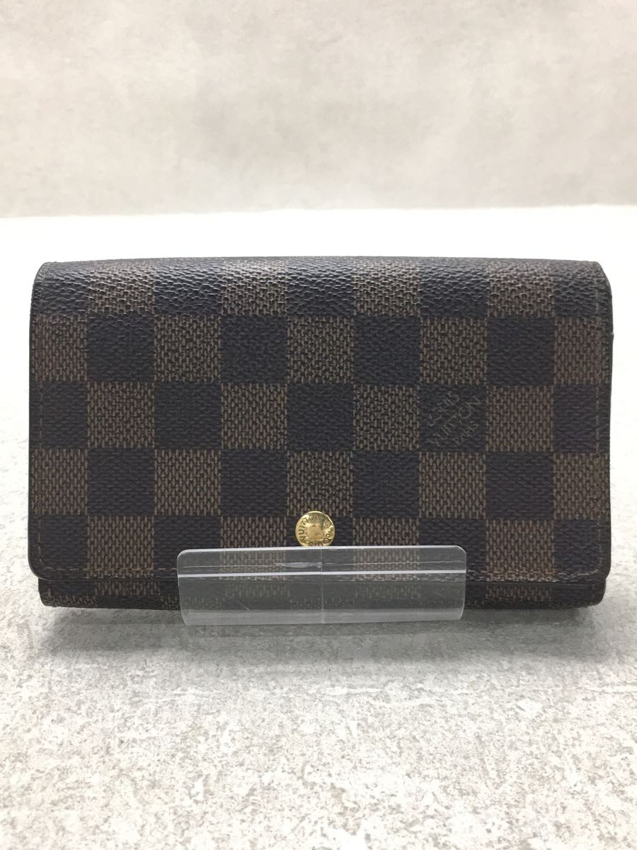 LOUIS VUITTON◇ルイヴィトン/ポルト・モネ・ビエトレゾール_ダミエ