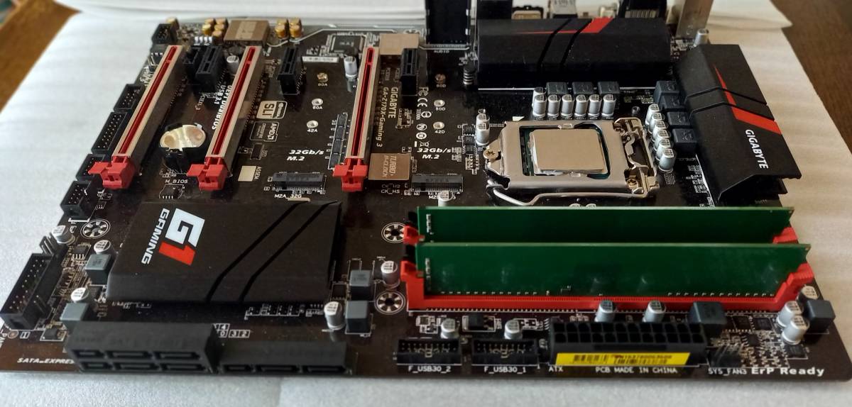自作PC・中古・動作品】「Core i5 6600K」+「Gigabyte GA-Z170X-Gaming