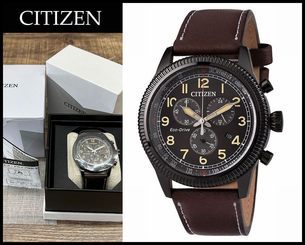 送料無料 新品 CITIZEN シチズン AT2465-18E 海外限定モデル クロノ