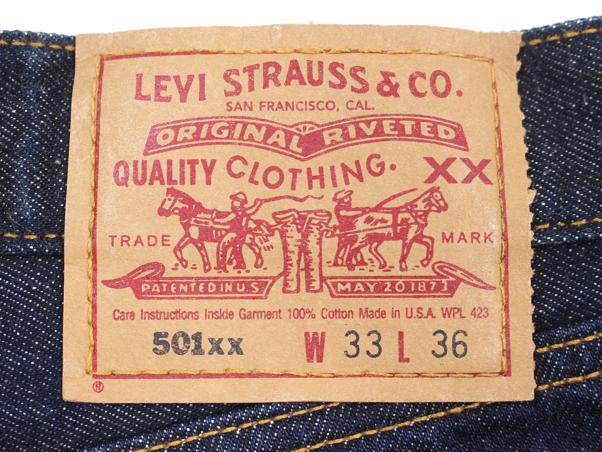 USA製 Levi's リーバイス 501XX 2001年製 ボタン裏553 濃紺 デニム