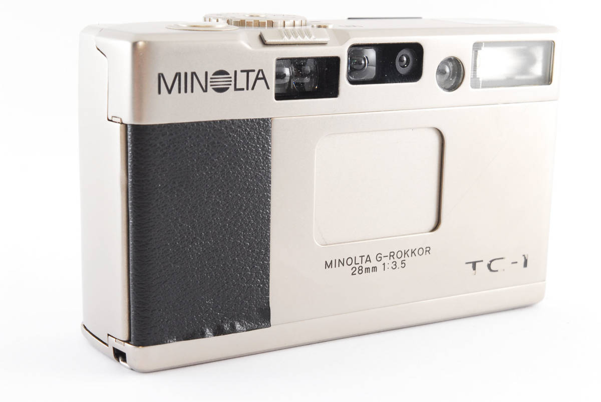 【希少】MINOLTA TC-1 G-ROKKOR 28mm F3.5 カメラ MINOLTA TC-1 / G-ROKKOR 28mm F3.5 ミノルタ フィルムカメラ AF