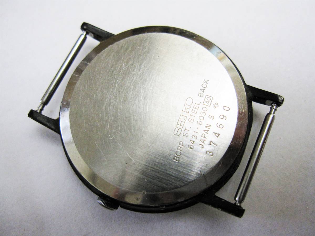 YT-B26-4】SEIKO/セイコー 6431-6030 シャリオ Steve Jobs、スティーブ 