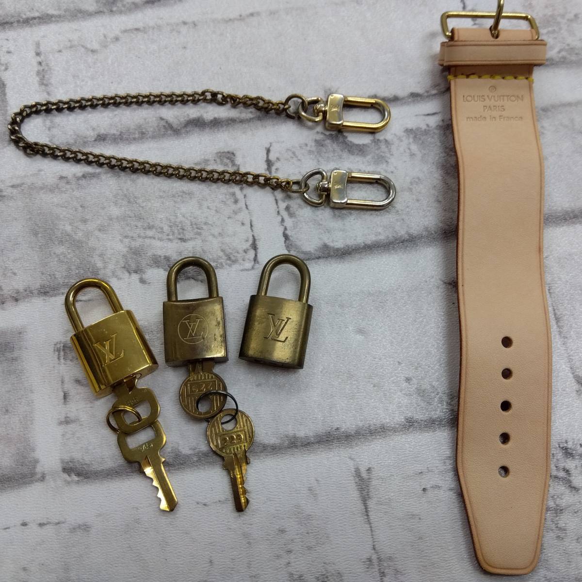 LVK10.0327I] 1円スタート！Louis Vuitton ルイヴィトン 南京錠