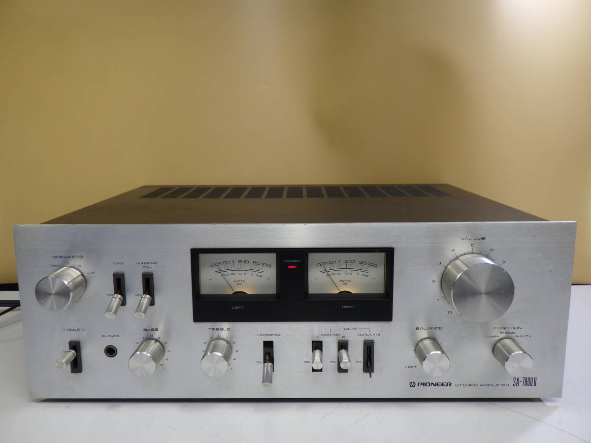 Pioneer SA-7800II パイオニア プリメインアンプ 音出る確認のみ