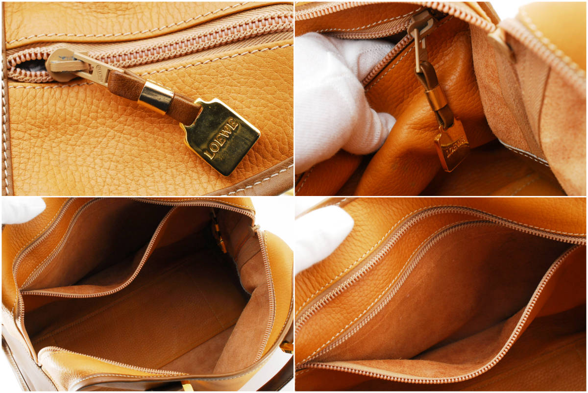1円 LOEWE ヴィンテージ ロエベ アマソナ30 スエード ヌバック 