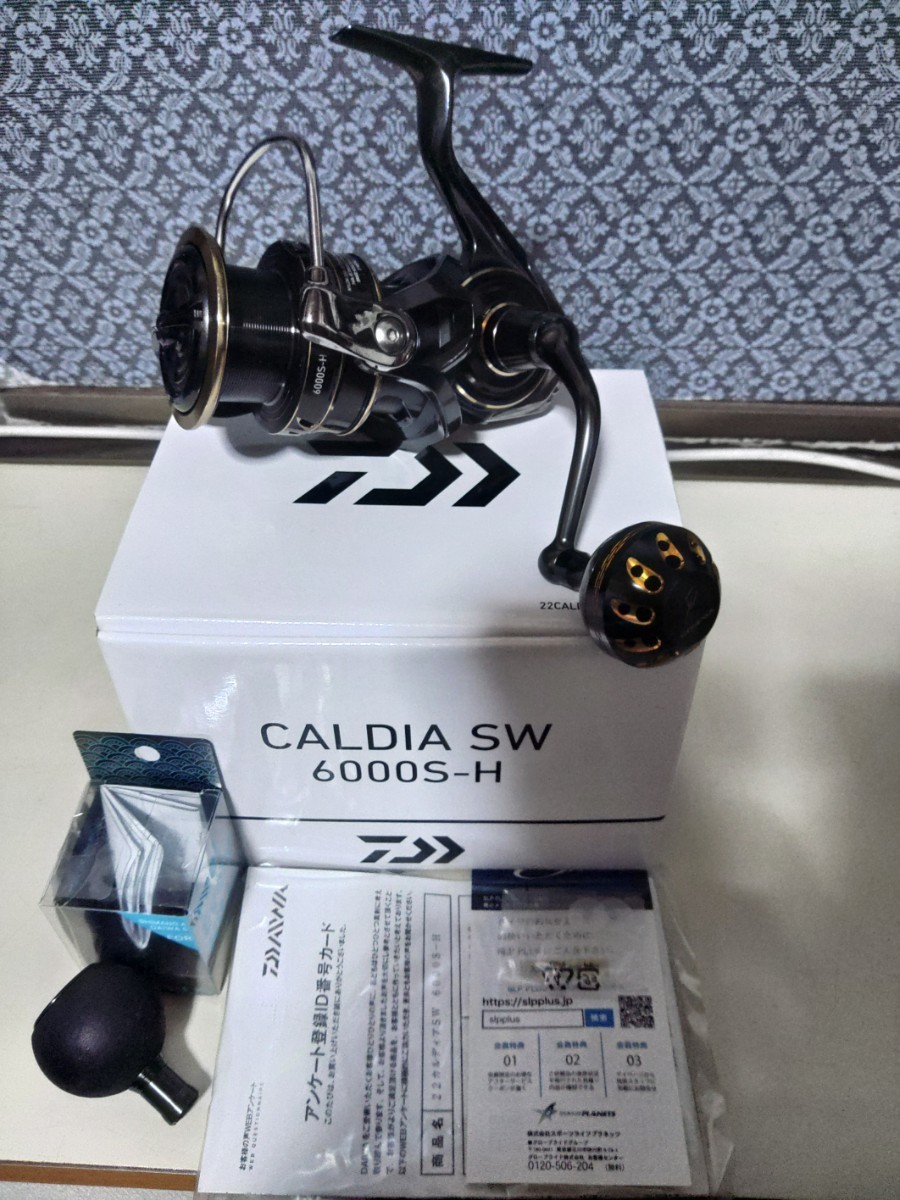 Daiwa CALDIA SW 6000S-H カルディア ゴメクサスノブおまけ Daiwa CALDIA SW 6000S-H カルディア ゴメクサスノブおまけ ダイワ 22