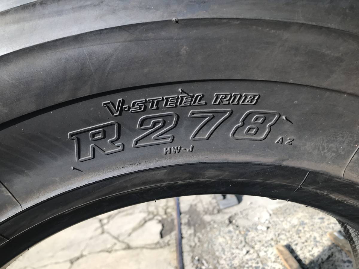 ◇TP047◇ 11R22.5 16PR BS R278 ナツタイヤ 未使用 2020年製 1本 