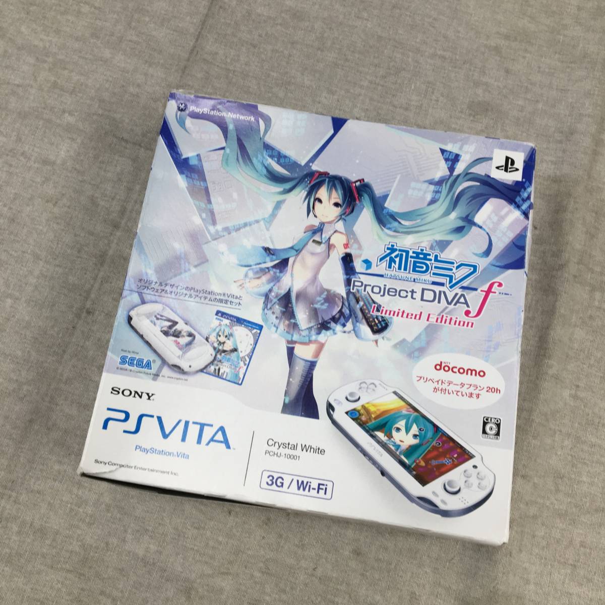 現状品 PlayStation Vita 初音 ミク Limited Edition 3G/Wi‐Fiモデル 