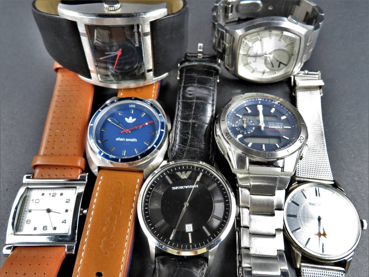 1円～! 山 ジャンク品 アルマーニ カシオ メルセデスベンツ等 まとめ 