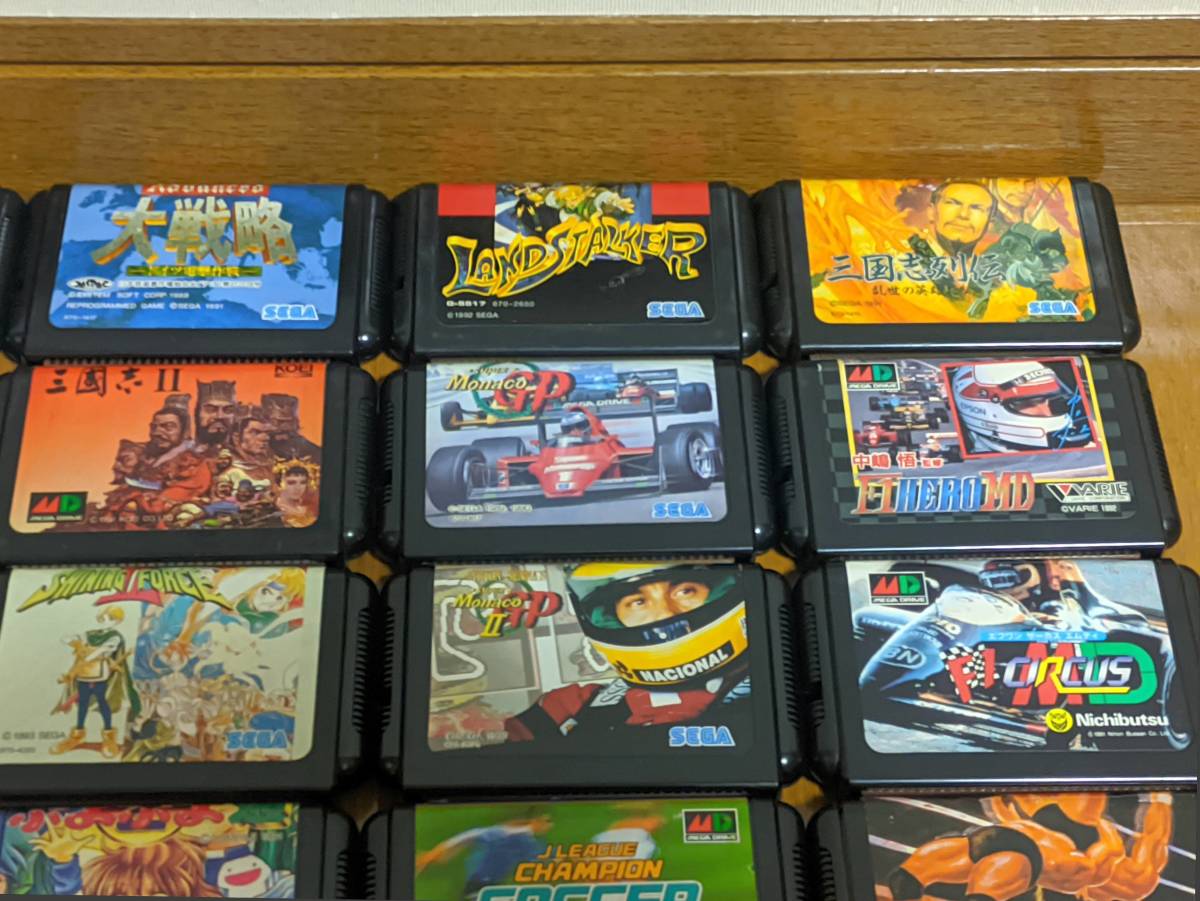 まとめ販売1 29-06] メガドライブ ソフトのみ 24本セット ダブリ無し SEGA MD
