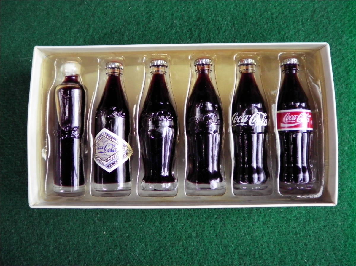 コカコーラ Coca-Cola ミニチュアボトル 6本セット アンティーク