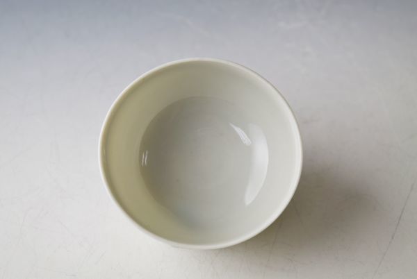 B1757 中国 定窯 白磁 薄手 煎茶 杯 茶器 茶道具 時代物 茶器セット