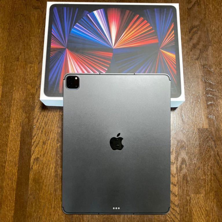 12.9インチiPad Pro Wi-Fi + Cellular 2TB - スペースグレイ　第５世代　AppleCare+加入期間　SIMフリー