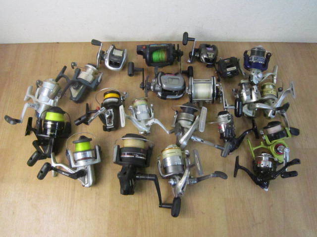 Daiwa SHIMANOなど スピニングリール ベイトリール いろいろ21点まとめ