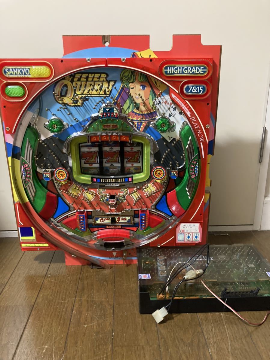 フィーバークイーンJX セルと基盤 三共 機種コレクション SANKYO