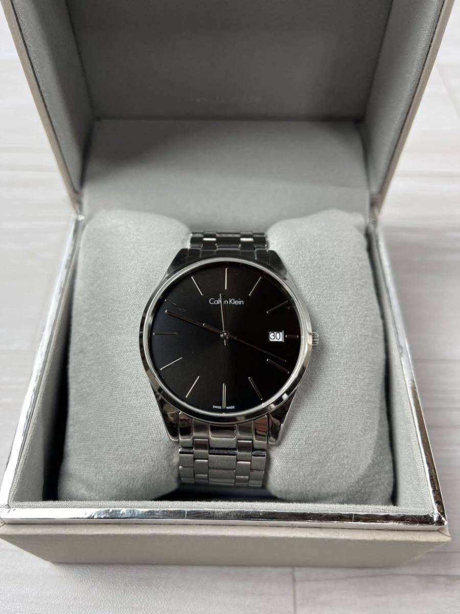 【美品】Calvin Klein メンズ腕時計 カルバンクラインK4N 211 箱付き