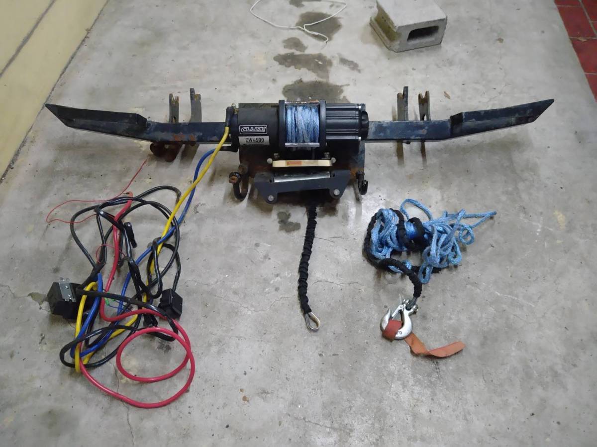 CLLINK ウインチCW4500 ja11用バンパー土台付き　シーエルリンク_1